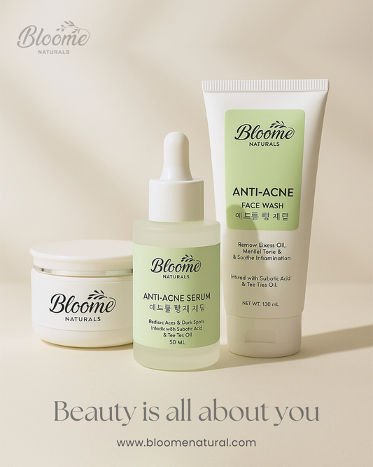 3 in 1 Bundle Of Anti Acne Facewash, Serum & Face Mask
